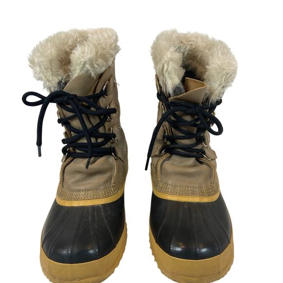 Sorel Manitou Winter Boots Insulated Waterproof Women Size 10 - Picture 4 of 15